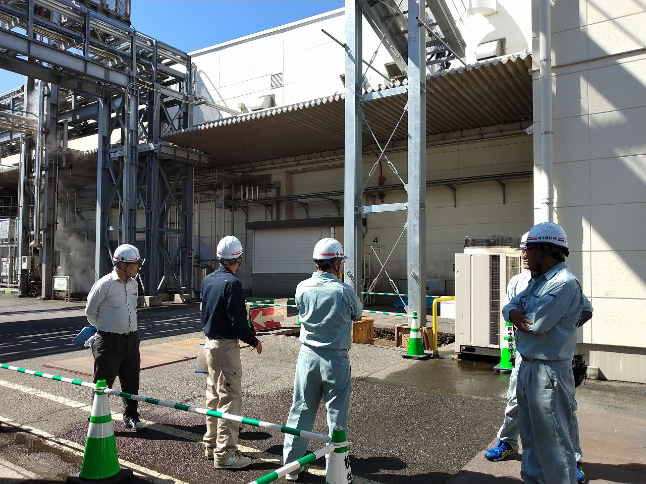 安全衛生パトロールを実施しました