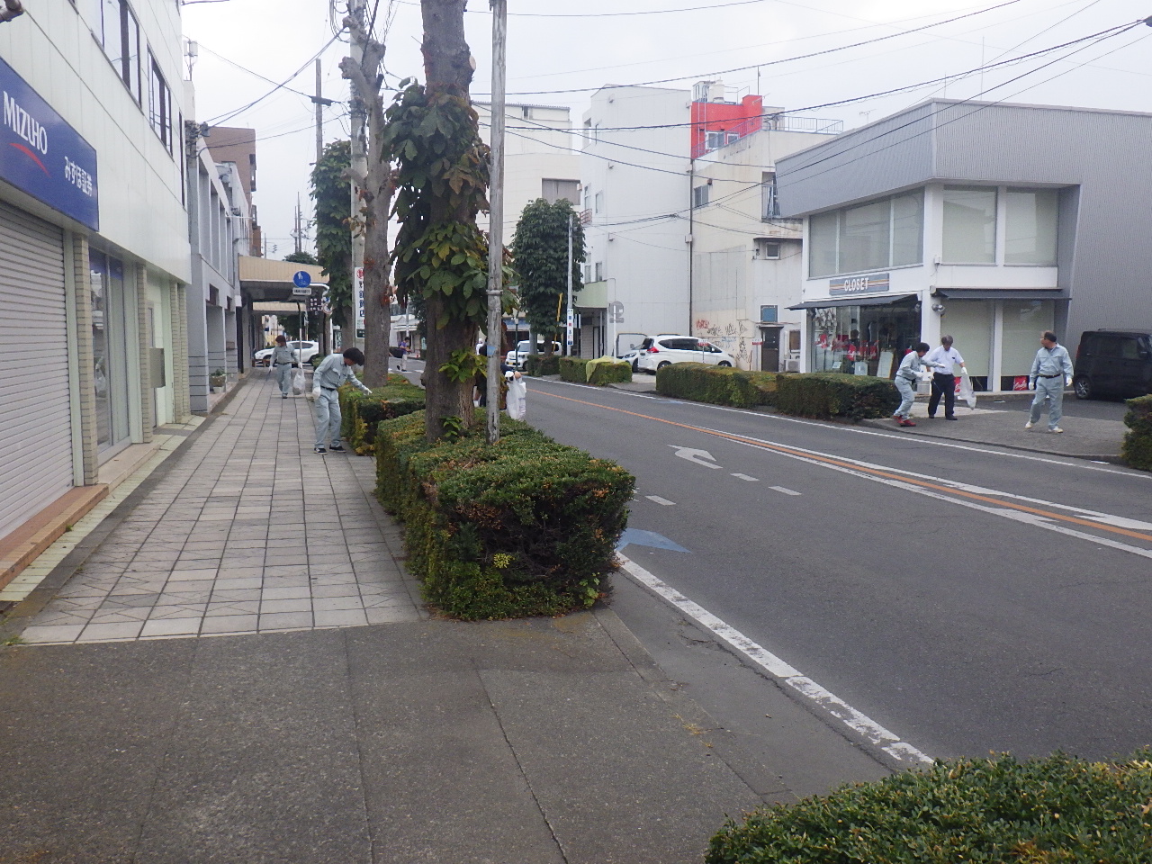 桐生八木節まつり終了後の清掃活動