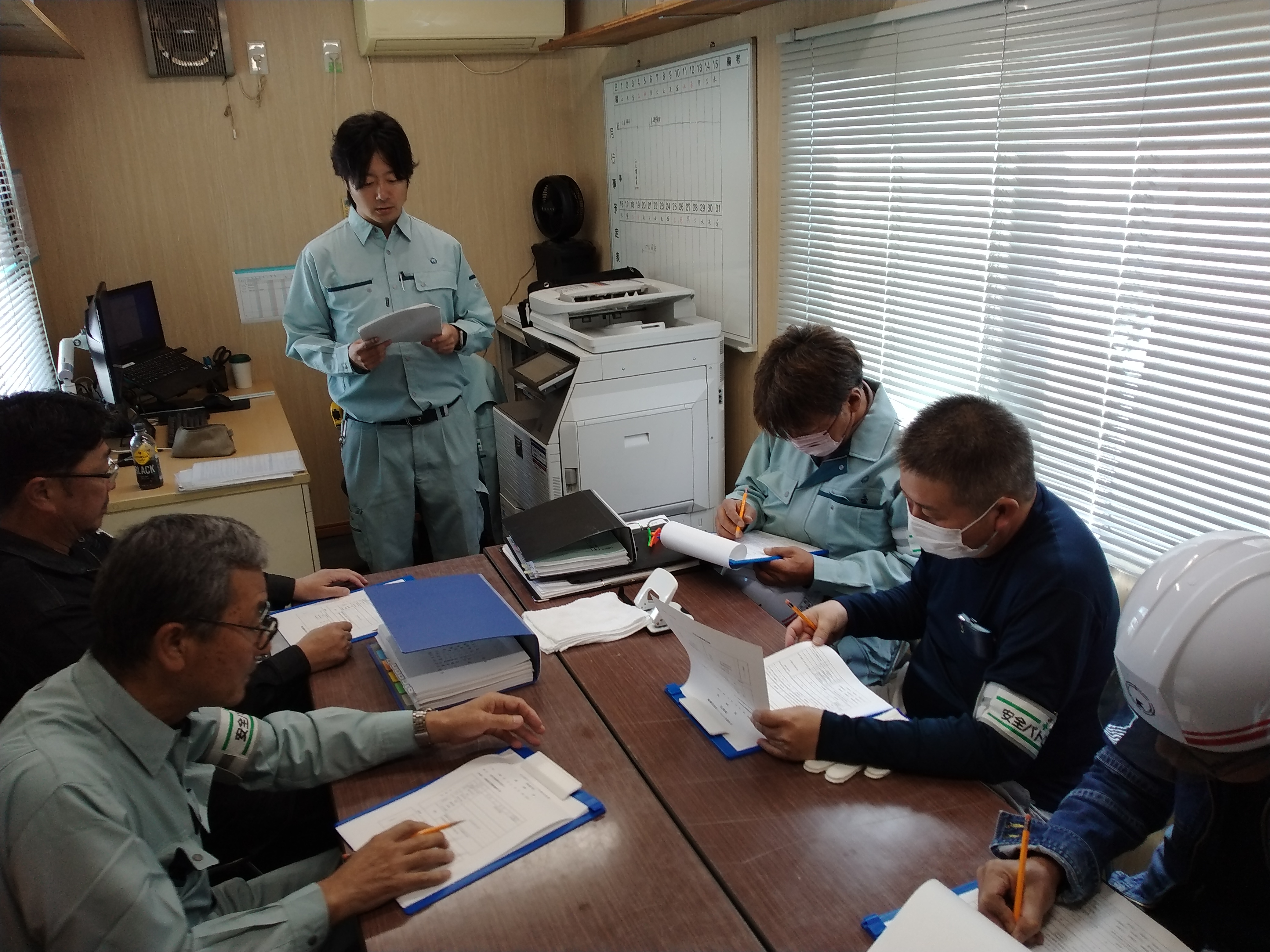 安全衛生パトロールを実施しました