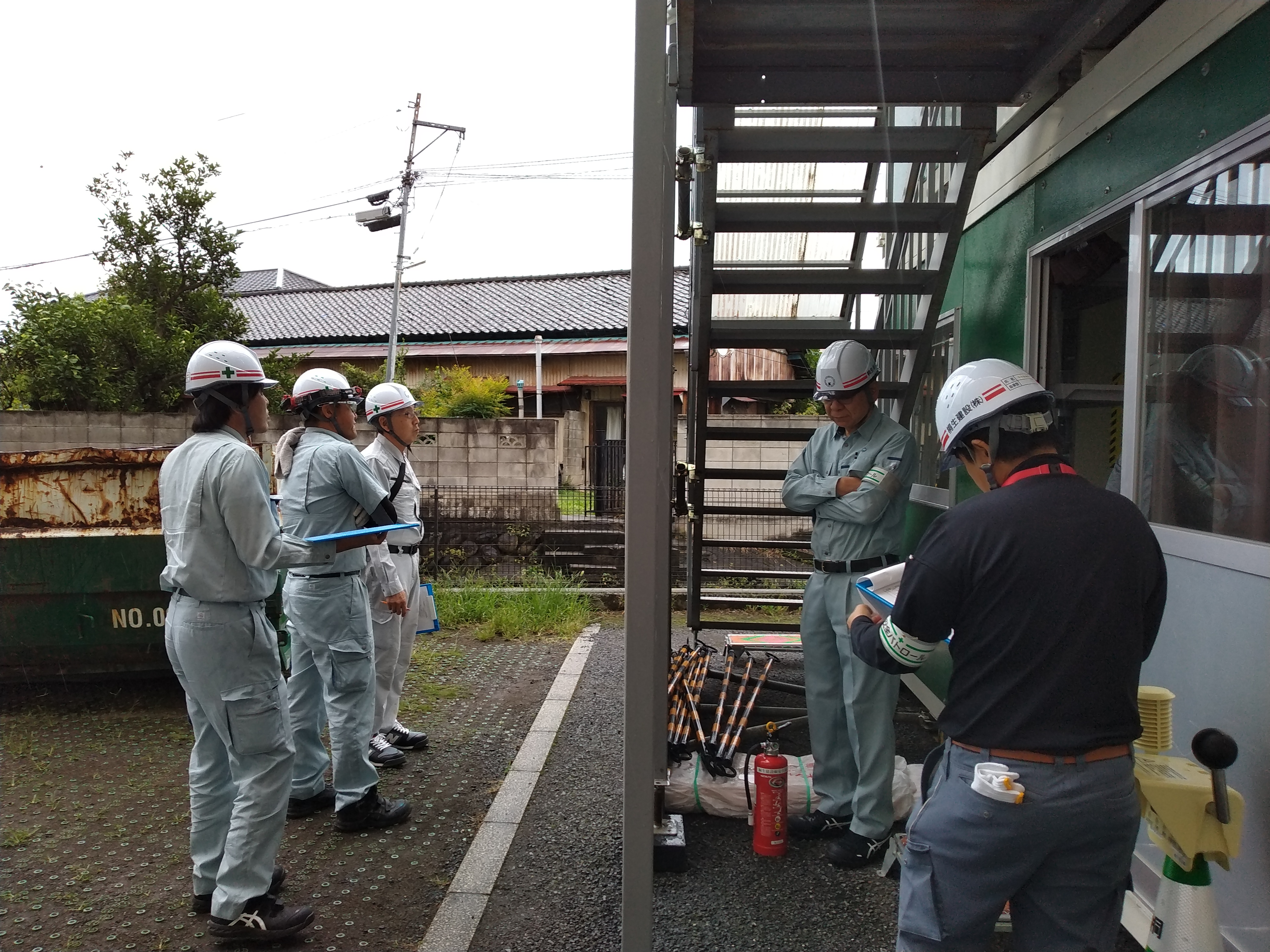 安全衛生パトロールを実施しました